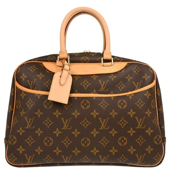 Louis Vuitton Monogram Deauville Bowling Vanity Handbag M47270 MB1002 176617 - Picture 1 of 10